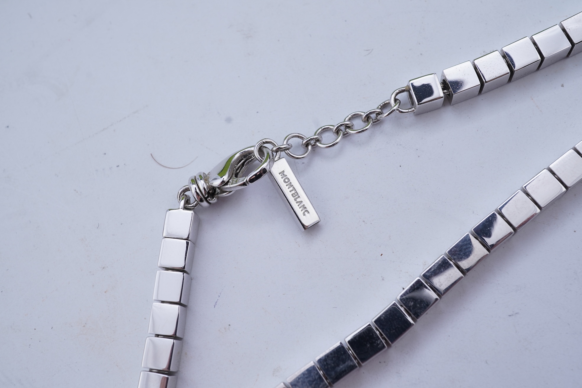Montblanc, a silver necklace